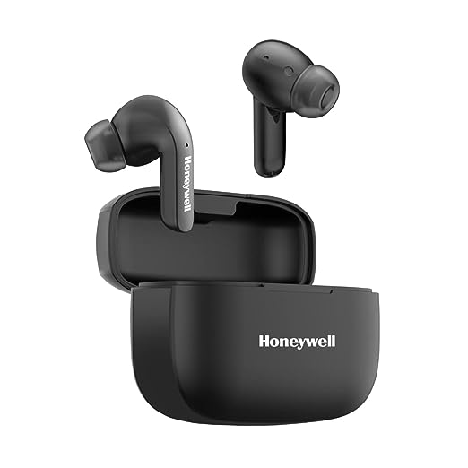 Honeywell Suono P3000 Truly Wireless Earbuds, Bluetooth V5.0, 22 hrs of Playtime with 1.5 hrs of Charging, Dynamic 10mm*2 Drivers, 300 mAh Battery, IPX4 Water Resistance, Voice Assistant Enabled Honeywell Suono P3000 Truly Wireless Earbuds, Bluetooth V5.0, 22 hrs of Playtime with 1.5 hrs of Charging, Dynamic 10mm*2 Drivers, 300 mAh Battery, IPX4 Water Resistance, Voice Assistant Enabled